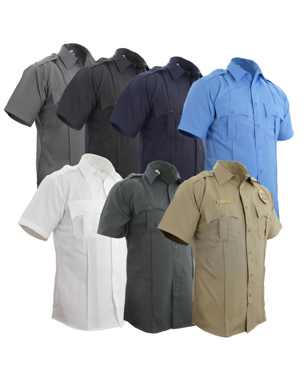 First Class100% Polyester Short Sleeve Shirt