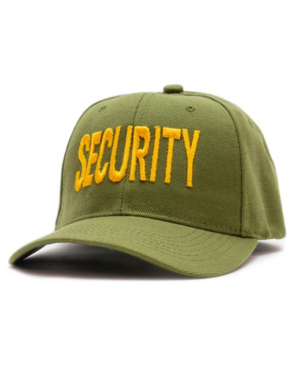 Green Cap With Gold Security ID