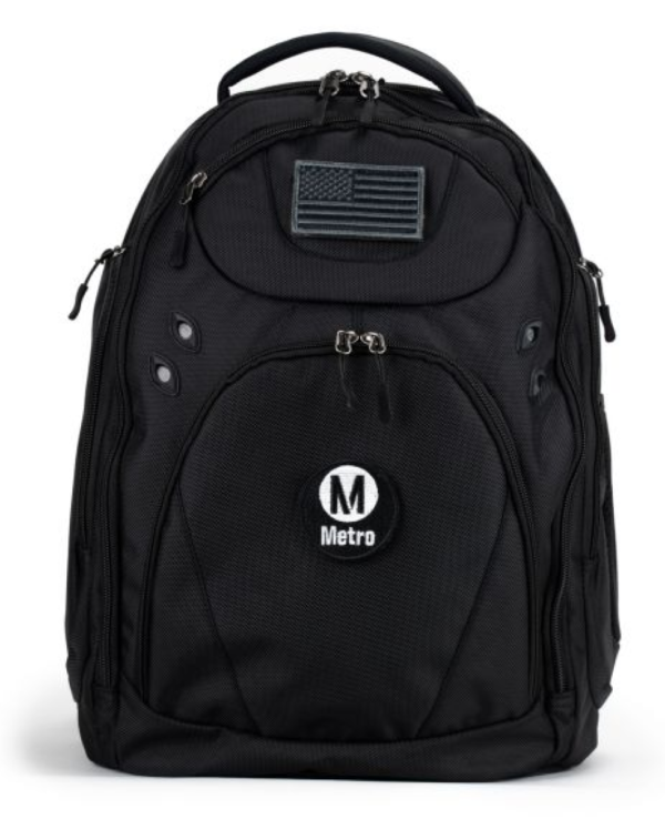 Ryno Gear Metro Backpack with Removable Emblems