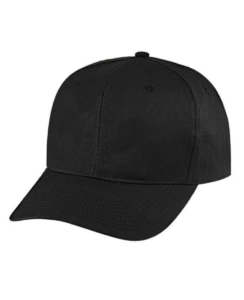 Black Plain Caps