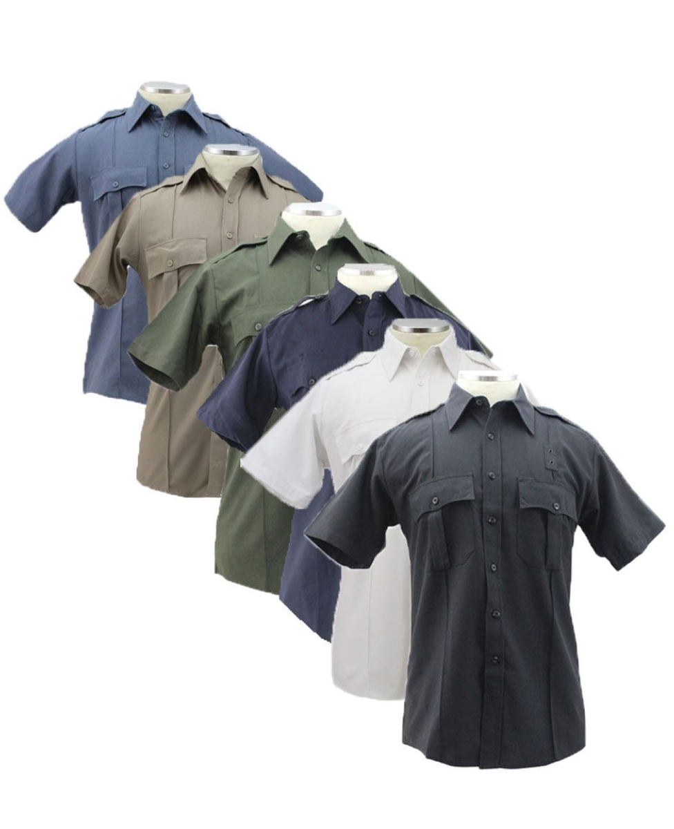 First Class Poly Rayon Short Sleeve Uniform Shirt