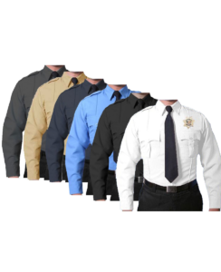 First class 100% Polyester Long Sleeve Uniform Shirt