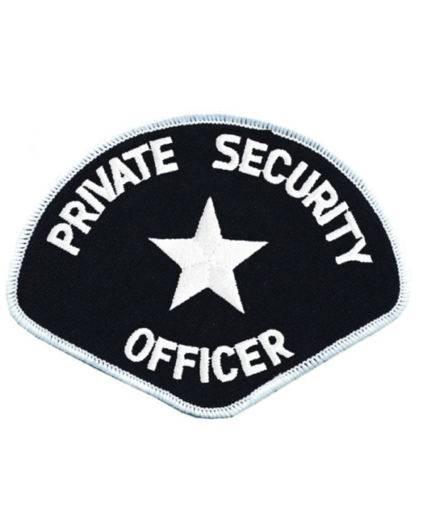 Private Security Officer Shoulder Patches (Multiple Colors)