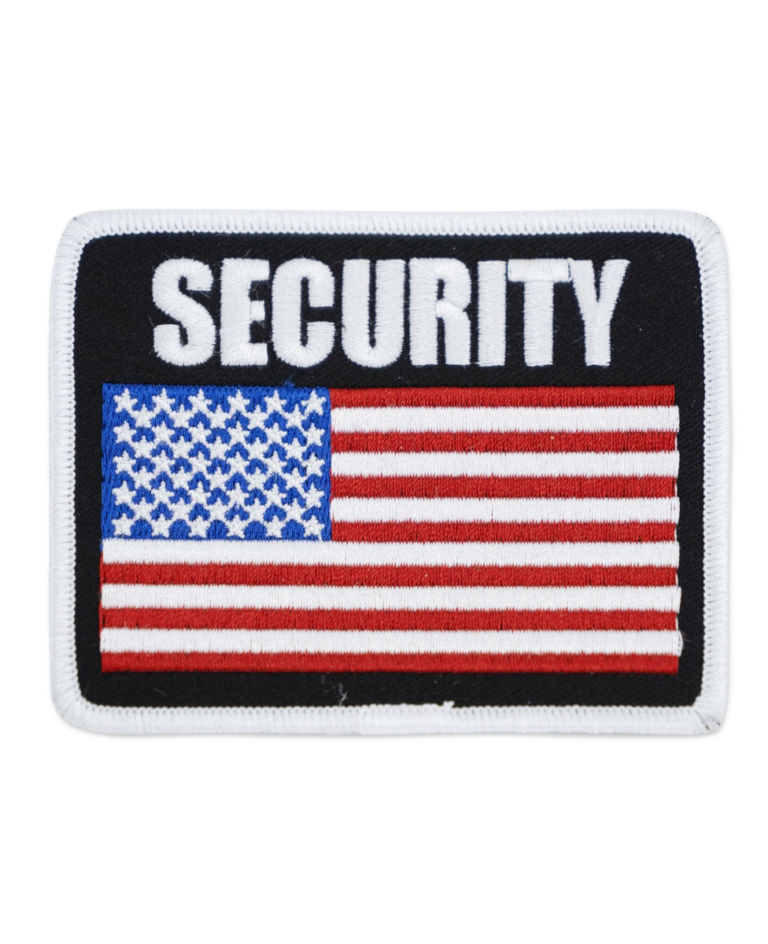 Security American Flag Patch - Left Side