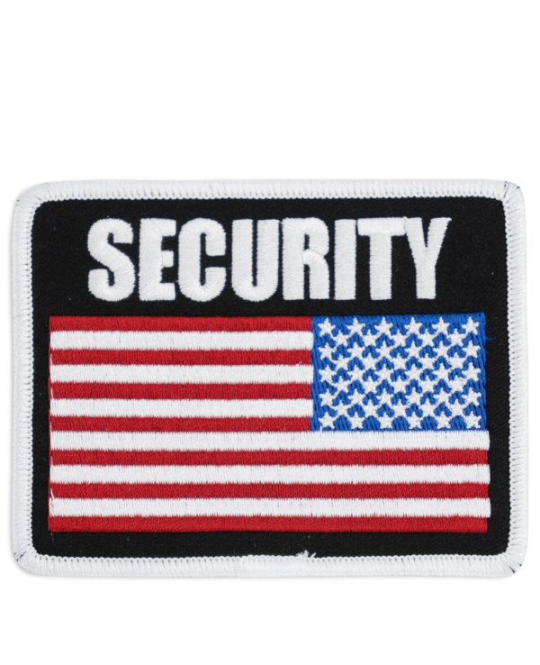 Security American Flag Patch - Right Side