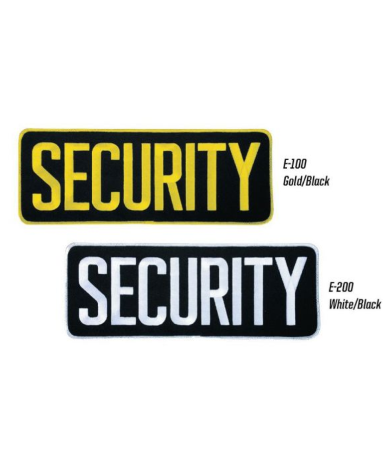 Security Black Emblem