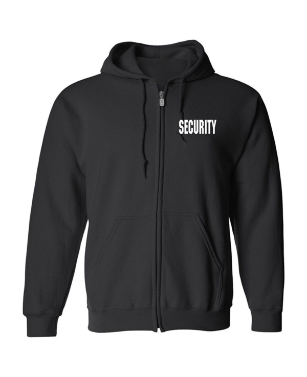 SECURITY ZIPPERED HOODIE SWEATER