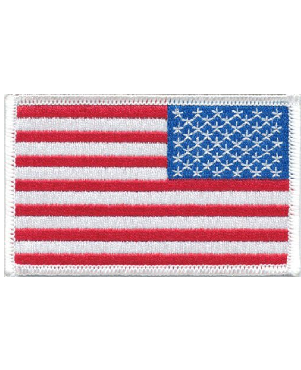 U.S. Flag Emblem – Right Shoulder(White Border)