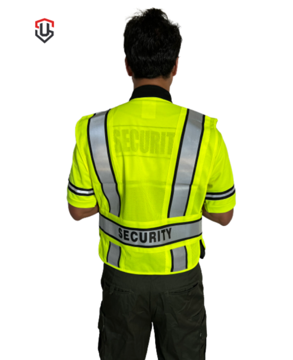 Reflective Duty Vests Plain and ID (Lime Green)